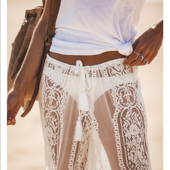 FREJA Boho Lace Beach Pants - Picture 5 of 8